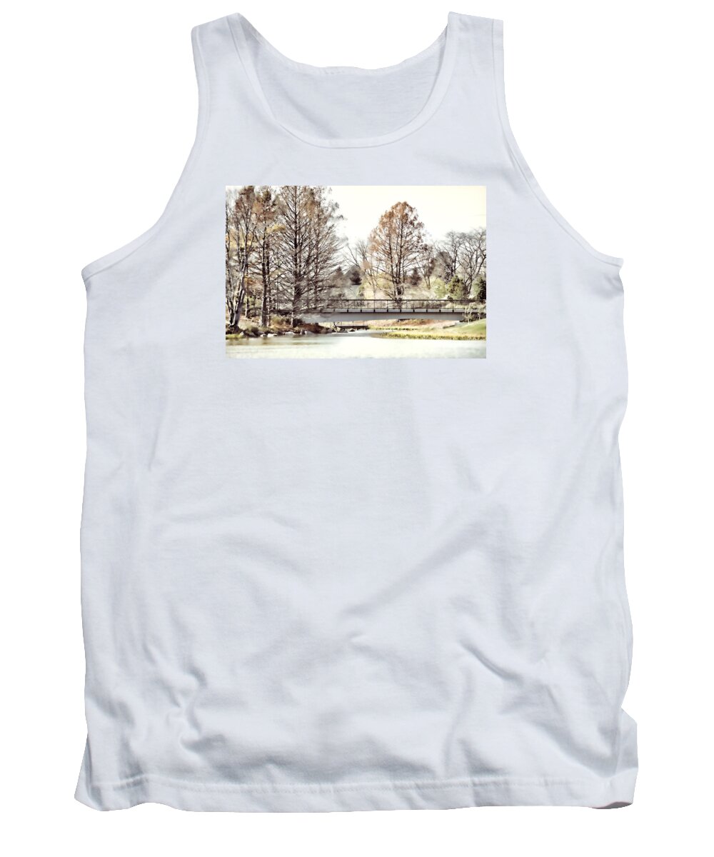 Landscape Tank Top featuring the photograph Fading Palette of Fall by Julie Palencia