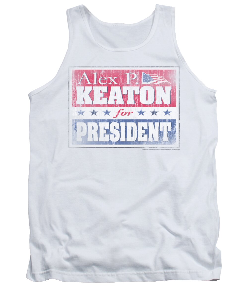 Family Ties Tank Top featuring the digital art Family Ties - Alex For President by Brand A