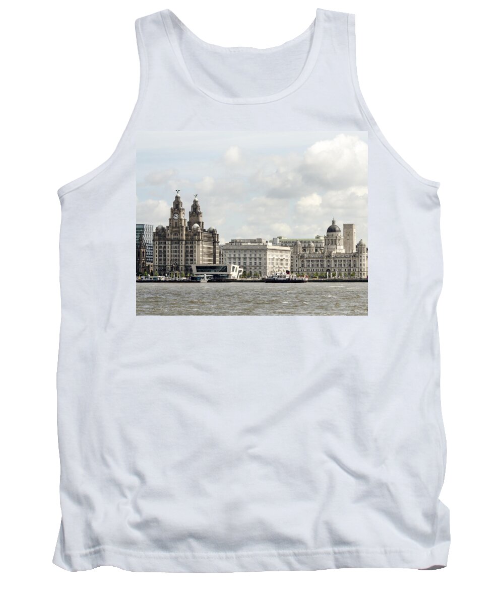 Ferry Tank Top featuring the photograph Ferry at Liverpool by Spikey Mouse Photography