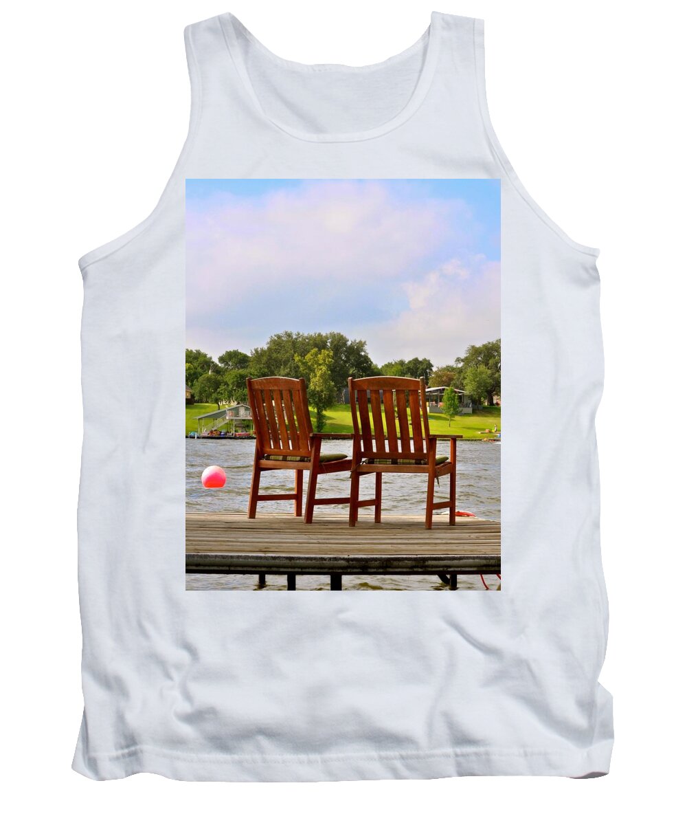 Vacation Photograph Print Tank Top featuring the photograph Fourth of July Vacation by Kristina Deane