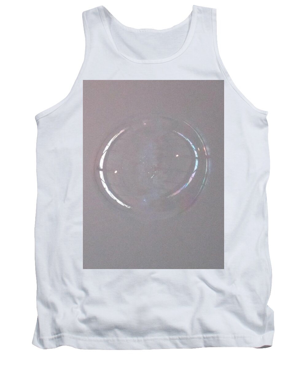 Bubble Tank Top featuring the photograph Globus in Spatium 21 by Ingrid Van Amsterdam