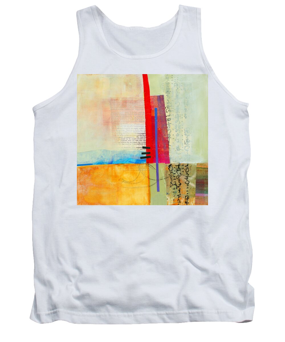 Jane Davies Tank Top featuring the painting Grid 3 by Jane Davies