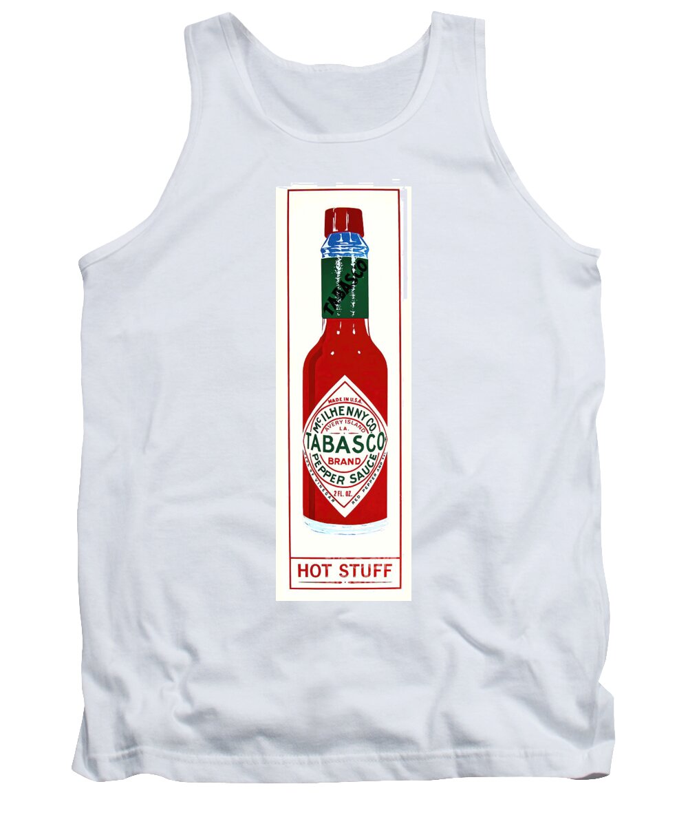 Tabasco Bottle Tank Top featuring the photograph Hot Stuff by Jon Burch Photography