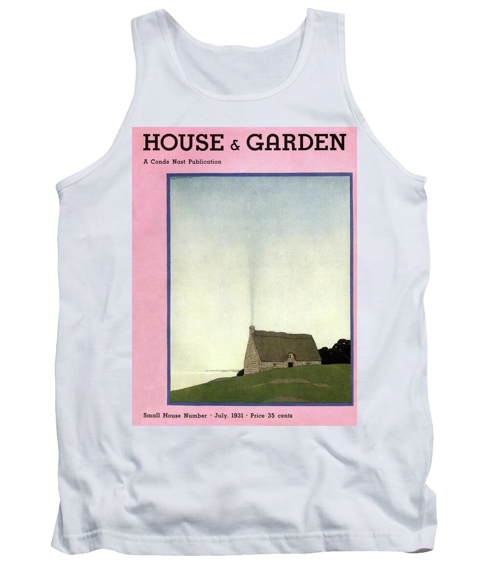 House And Garden Tank Top featuring the photograph House And Garden Small House Number Cover by Andre E. Marty