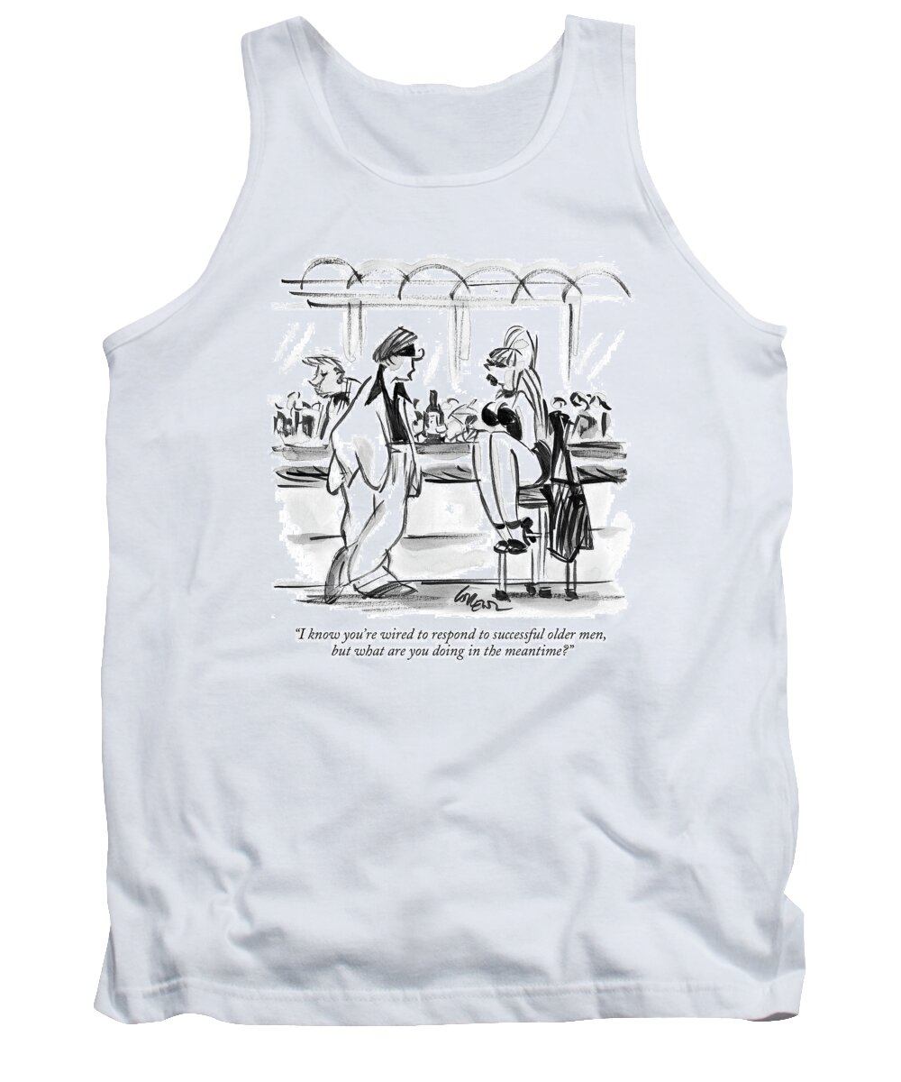 Bars - General Tank Top featuring the drawing I Know You're Wired To Respond To Successful by Lee Lorenz
