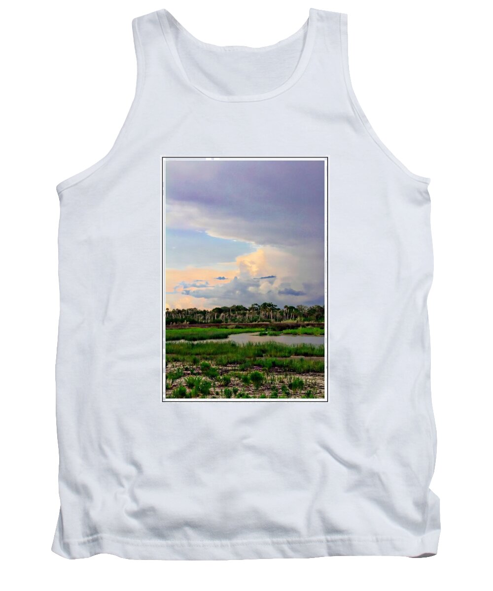 Intracoastal Scenic Tank Top featuring the photograph Intracoastal Colours by Alice Gipson