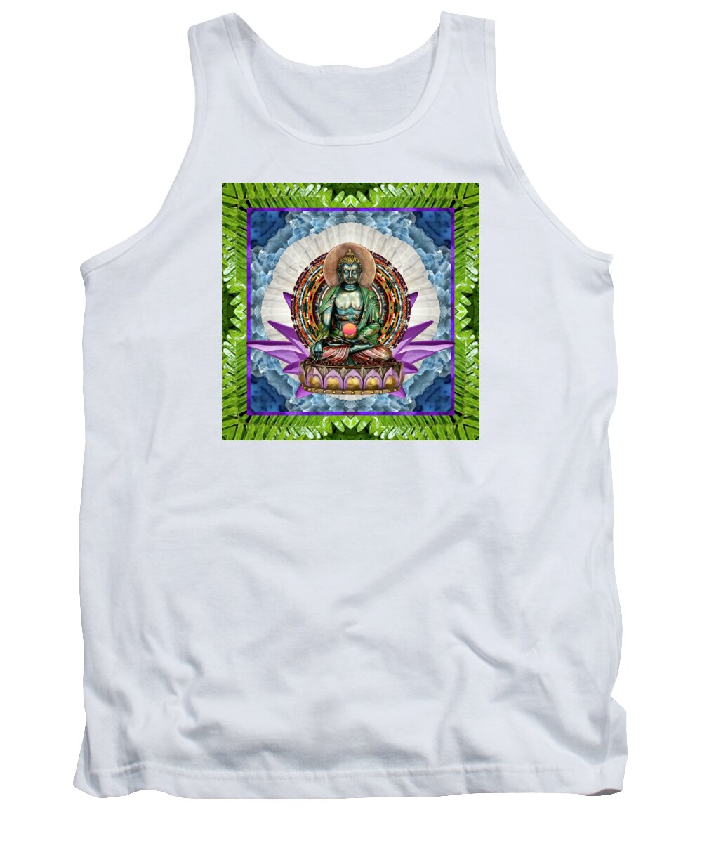 Mandalas Tank Top featuring the photograph King Panacea by Bell And Todd