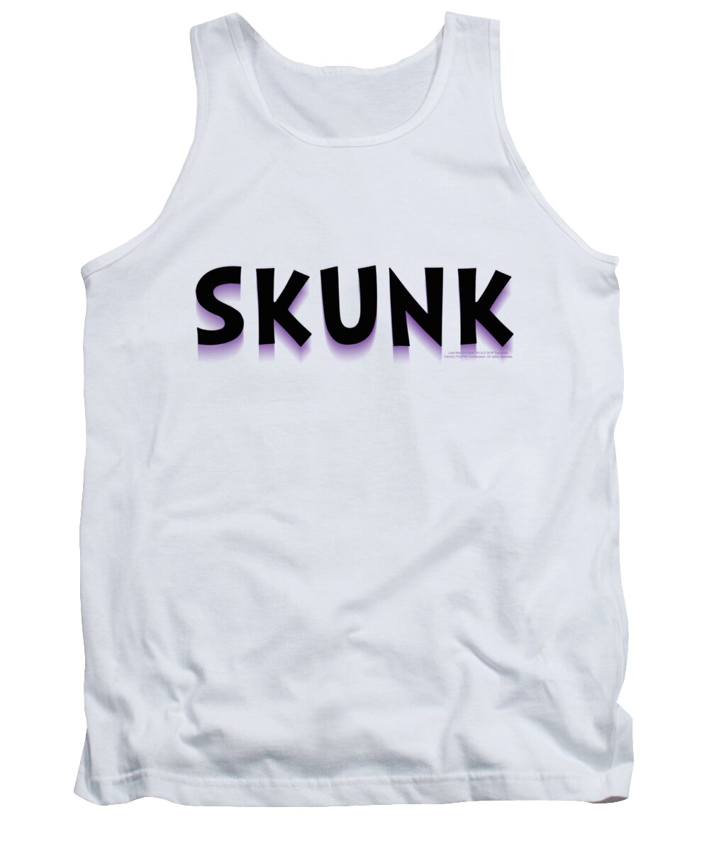  Tank Top featuring the digital art Last Man On Earth - Skunk by Brand A