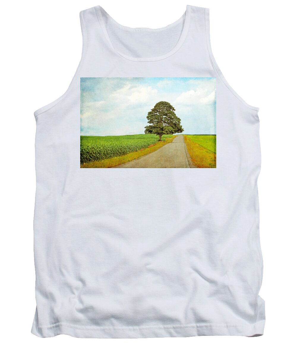 Maple Tree Art Tank Top featuring the photograph Lone Tree by Brooke T Ryan