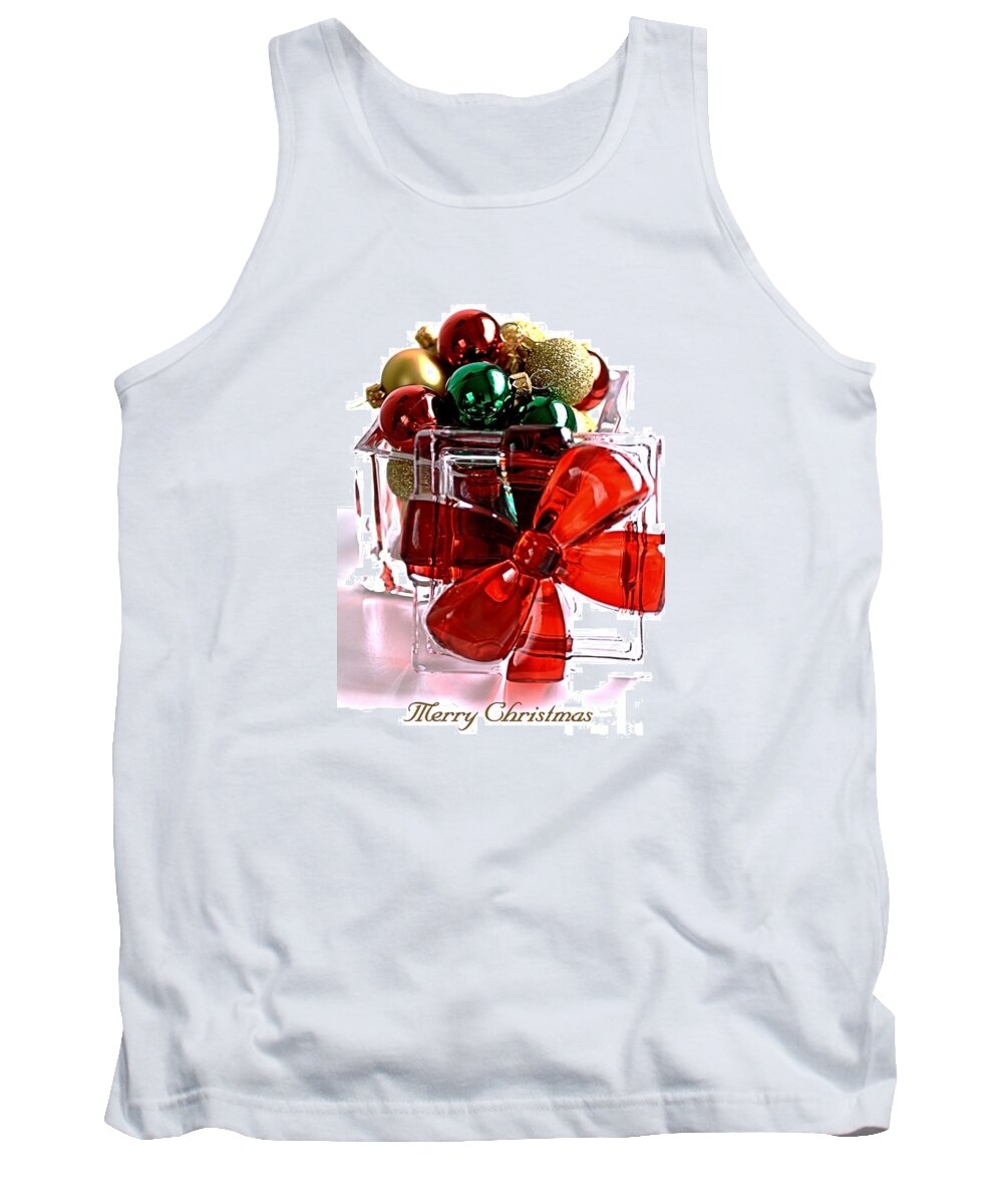 Merry Christmas Tank Top featuring the photograph Merry Christmas by Joy Watson