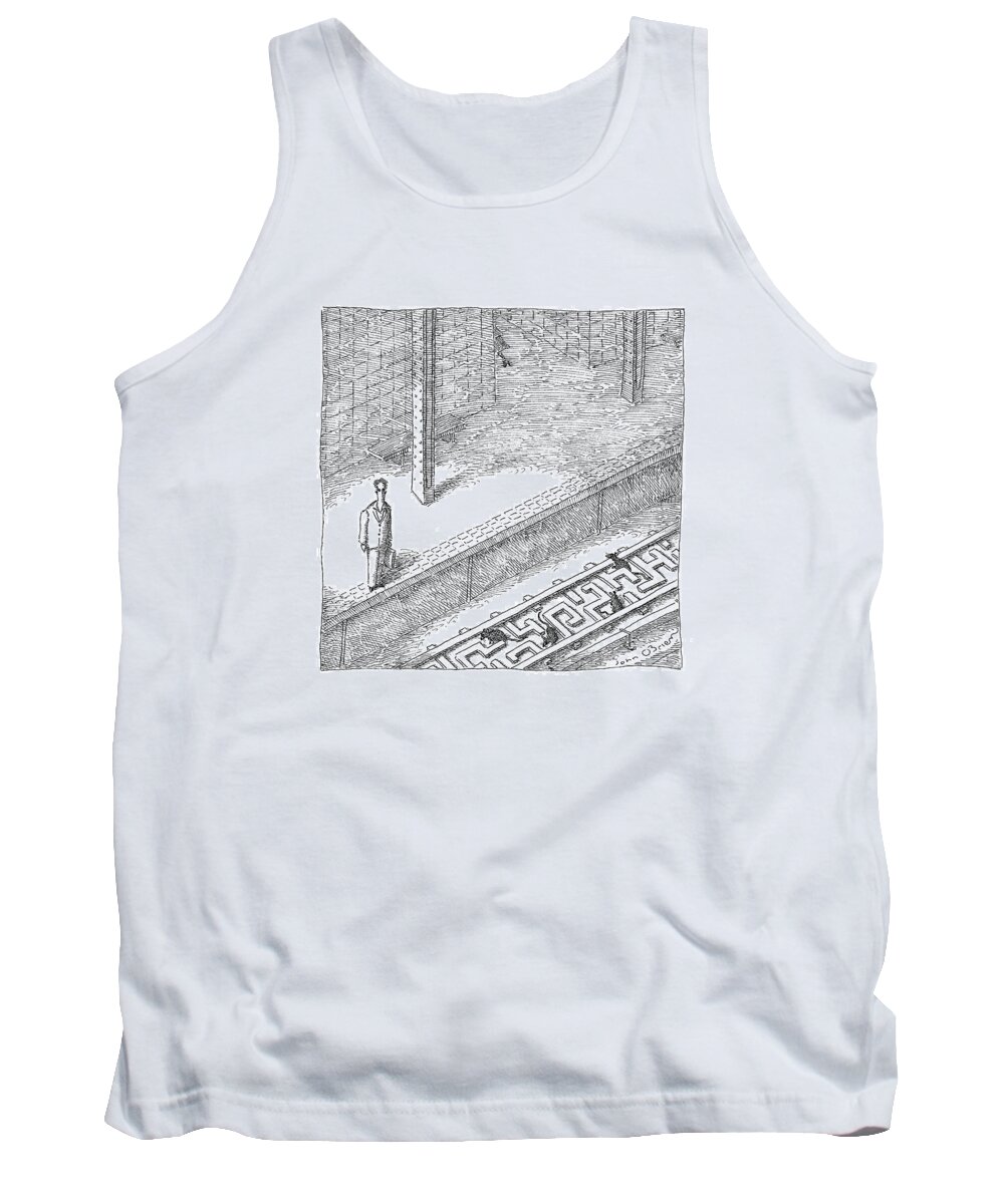 Rats Tank Top featuring the drawing New Yorker May 22nd, 2017 by John O'Brien