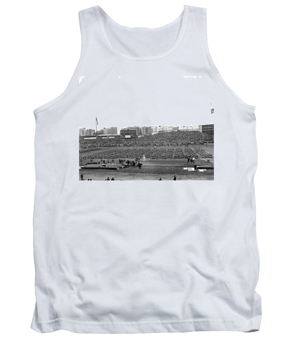 1928 Tank Top featuring the photograph Notre Dame-Army Football Game by Underwood Archives