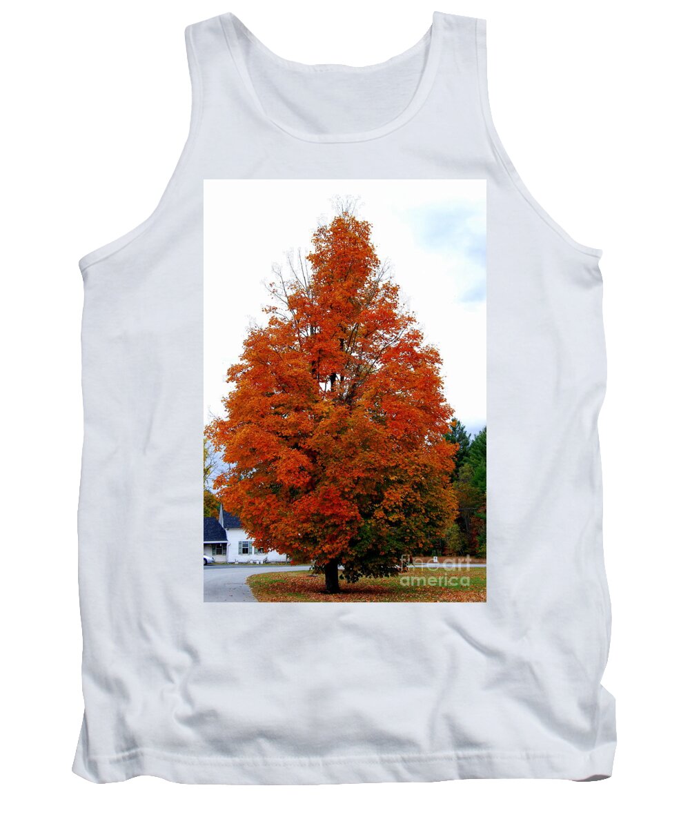 Nature Tank Top featuring the photograph October Tree by Eunice Miller