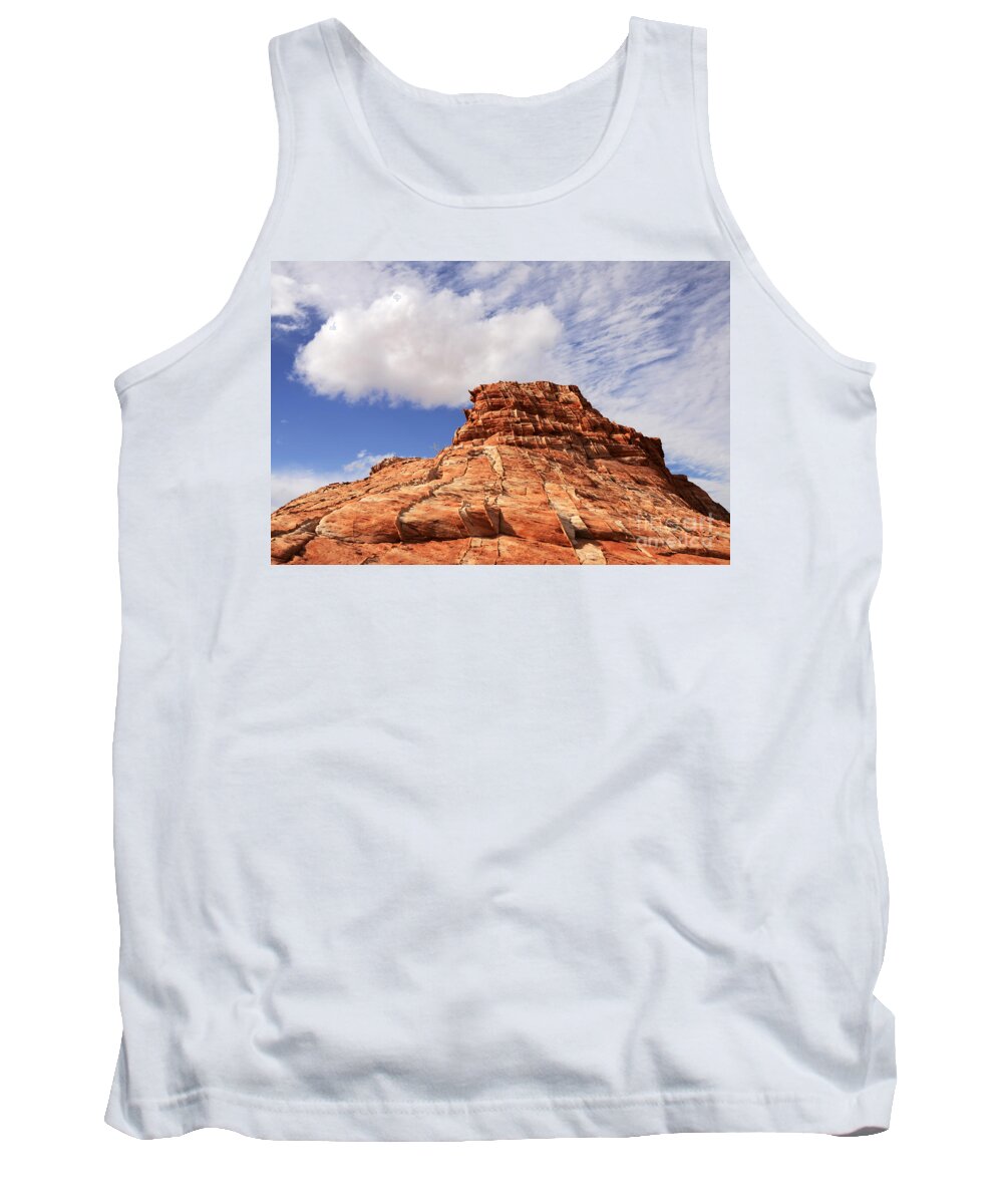 Nevada Tank Top featuring the photograph Patterns by Bob Christopher