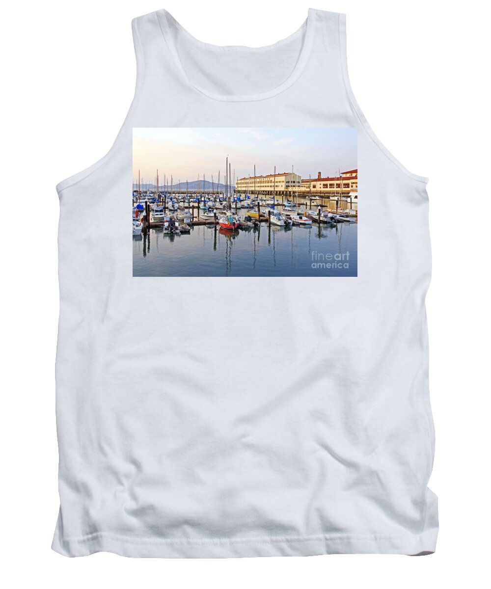 Marina Tank Top featuring the photograph Peaceful Marina by Kate Brown