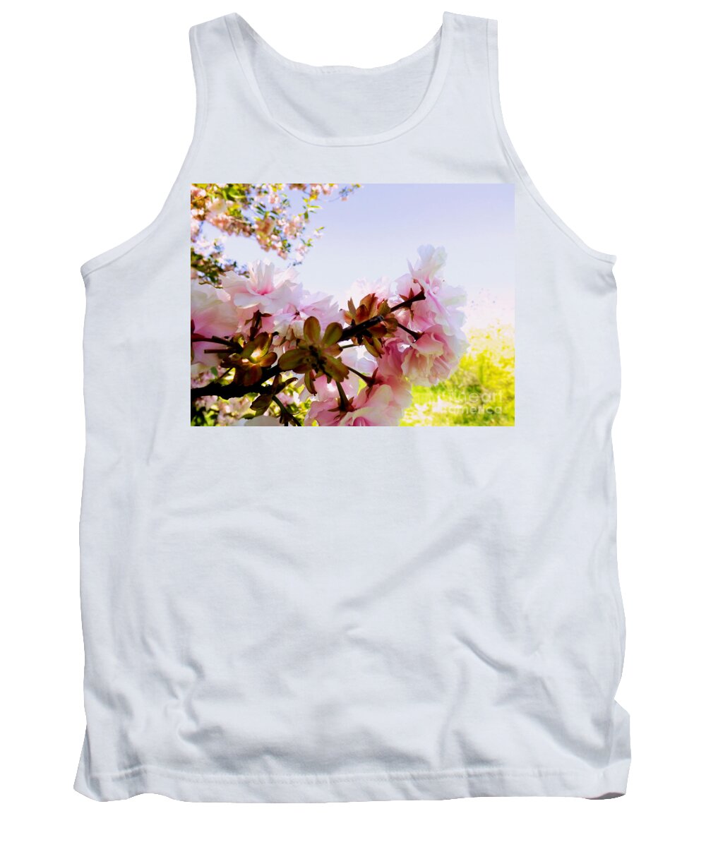 Pink Tank Top featuring the photograph Petals in the Wind by Robyn King