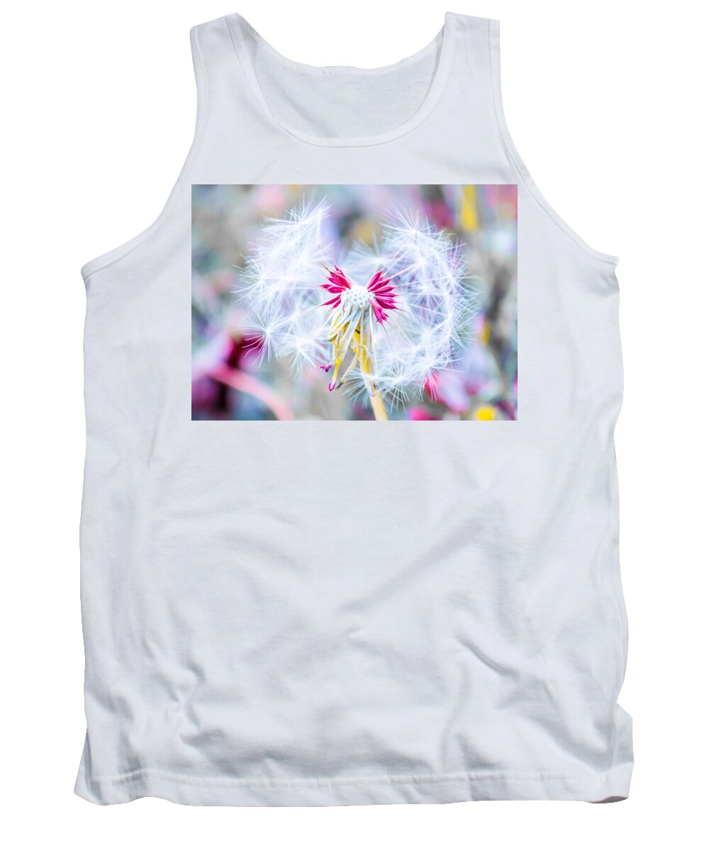 Dandelion Tank Top featuring the photograph Magic in Pink by Parker Cunningham