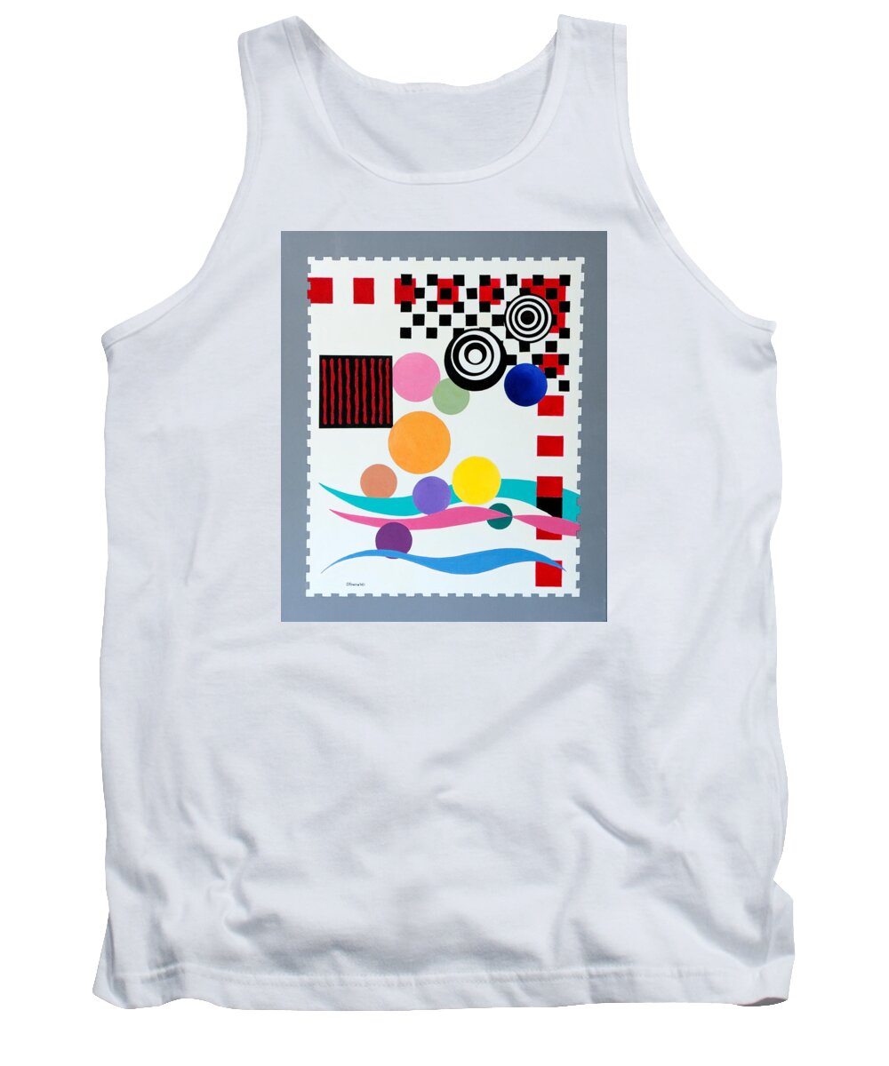 Children's Tank Top featuring the painting Postage Paid by Thomas Gronowski