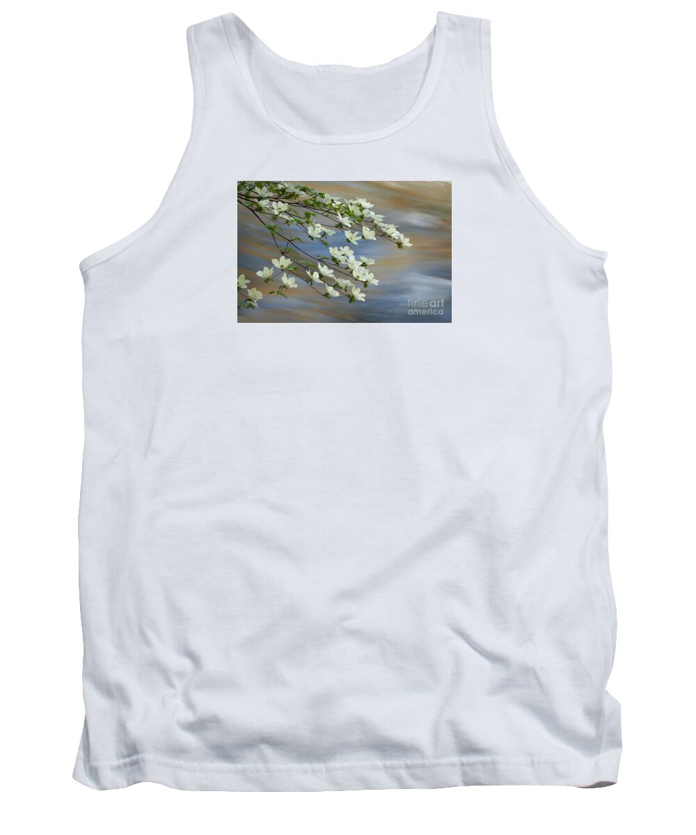 Flowers Tank Top featuring the photograph River Dogwood by Alice Cahill