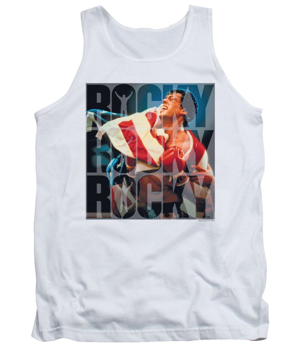  Tank Top featuring the digital art Rocky - Chant by Brand A
