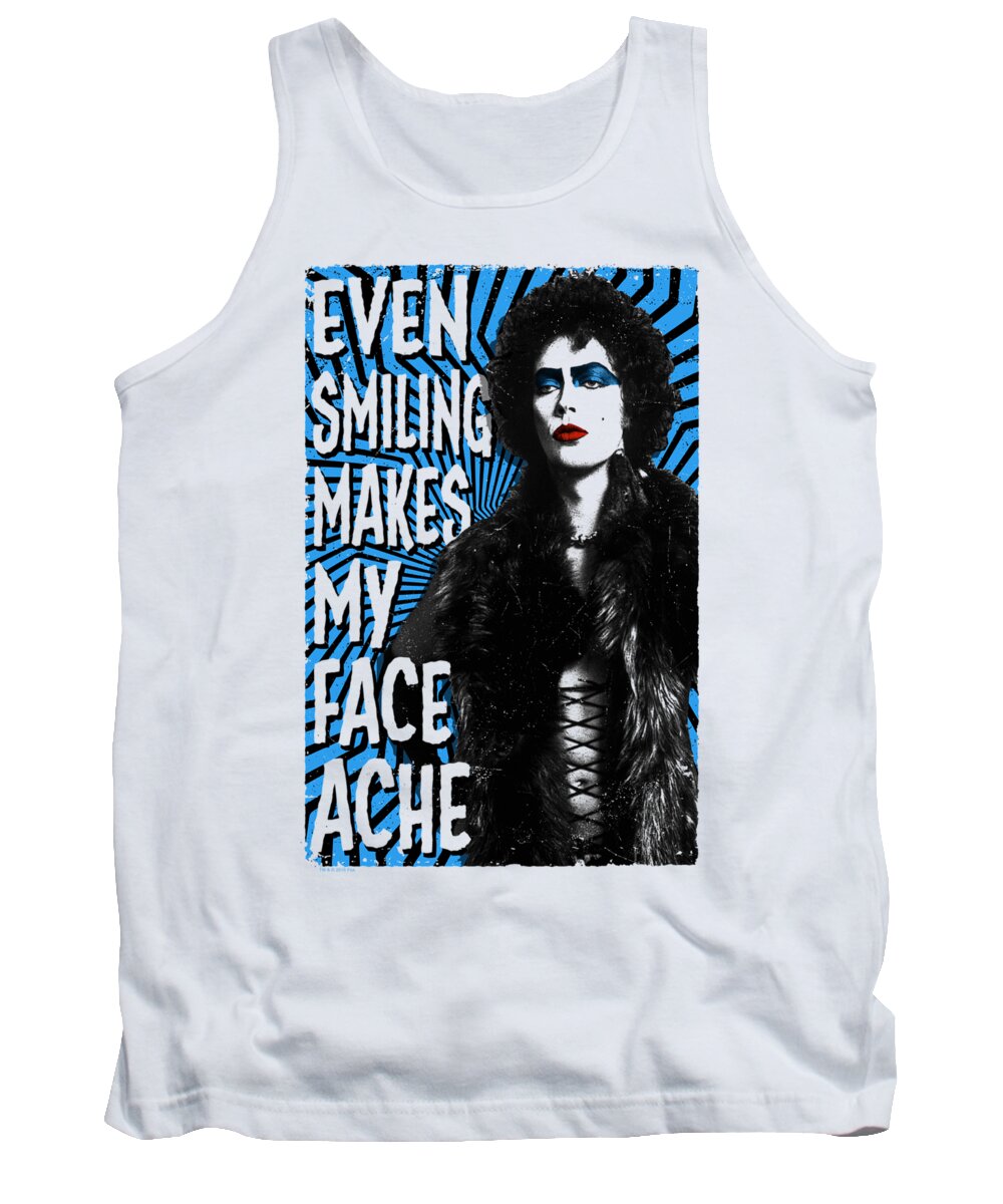  Tank Top featuring the digital art Rocky Horror Picture Show - Face Ache by Brand A
