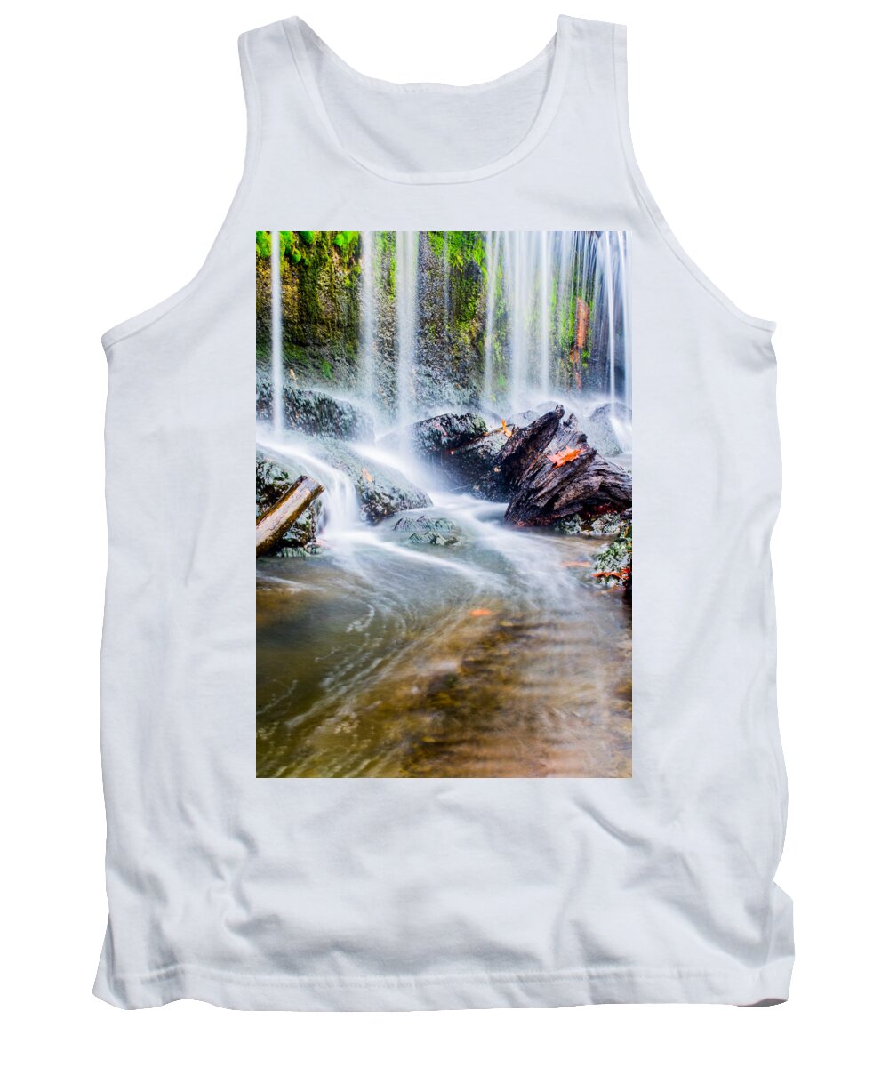Water Tank Top featuring the photograph Rushing Water by Parker Cunningham