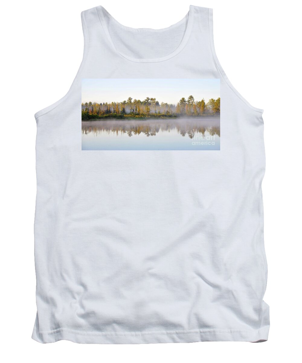 Fog Tank Top featuring the photograph Smoke on the Water by Terri Gostola