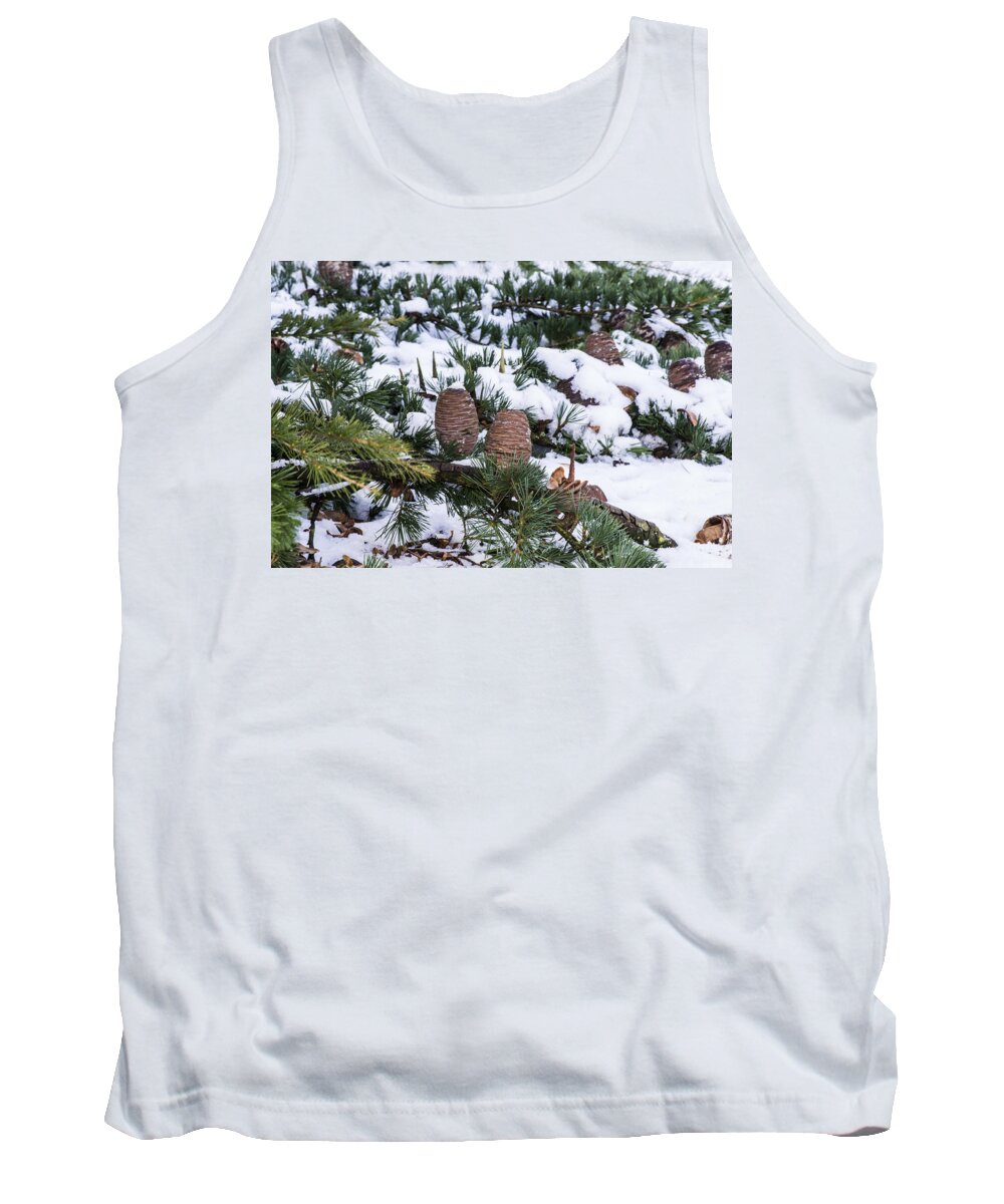 Snow Tank Top featuring the photograph Snow Cones by Spikey Mouse Photography