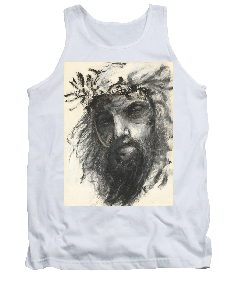Son Of Man Tank Top featuring the painting Son of Man by Melinda Dare Benfield