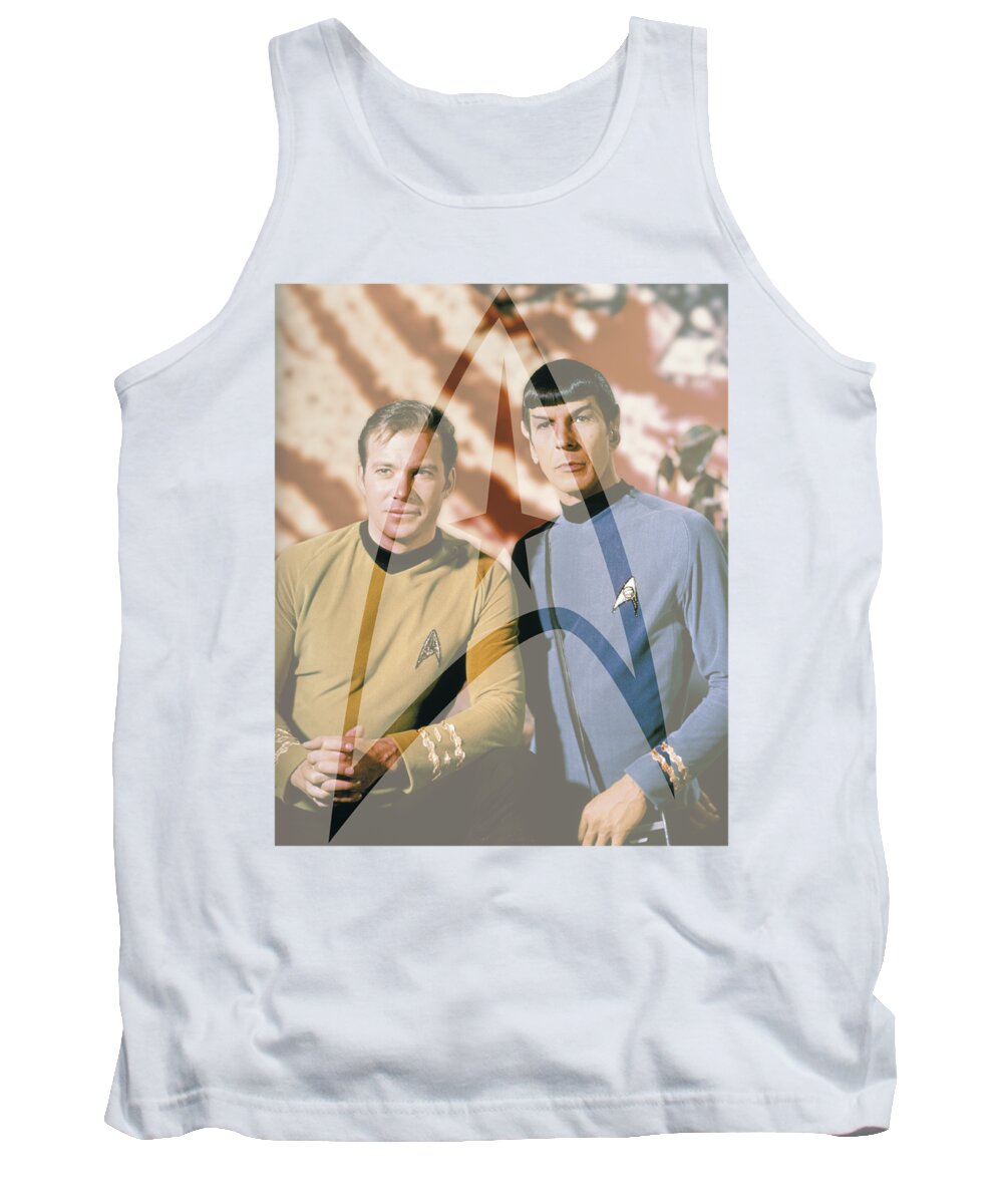  Tank Top featuring the digital art Star Trek - Classic Duo by Brand A