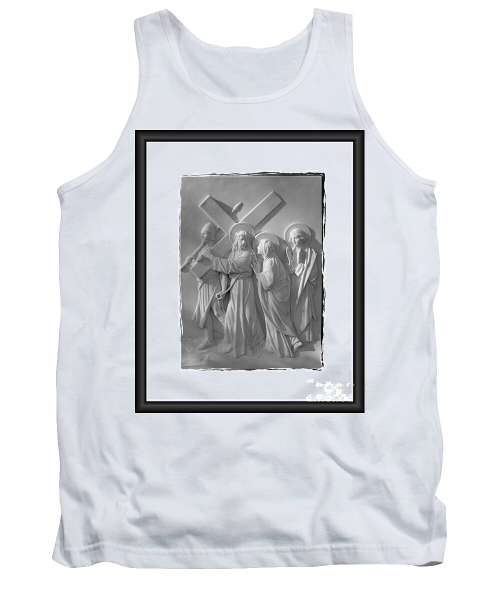 Stations Of The Cross Tank Top featuring the photograph Station I V by Sharon Elliott