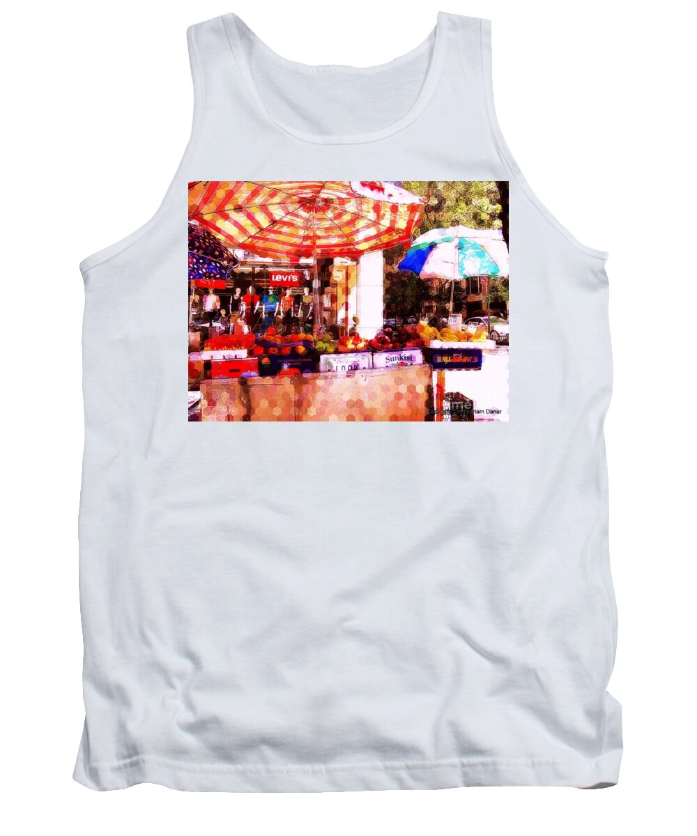 Fruitstand Tank Top featuring the photograph Sunkist by Miriam Danar