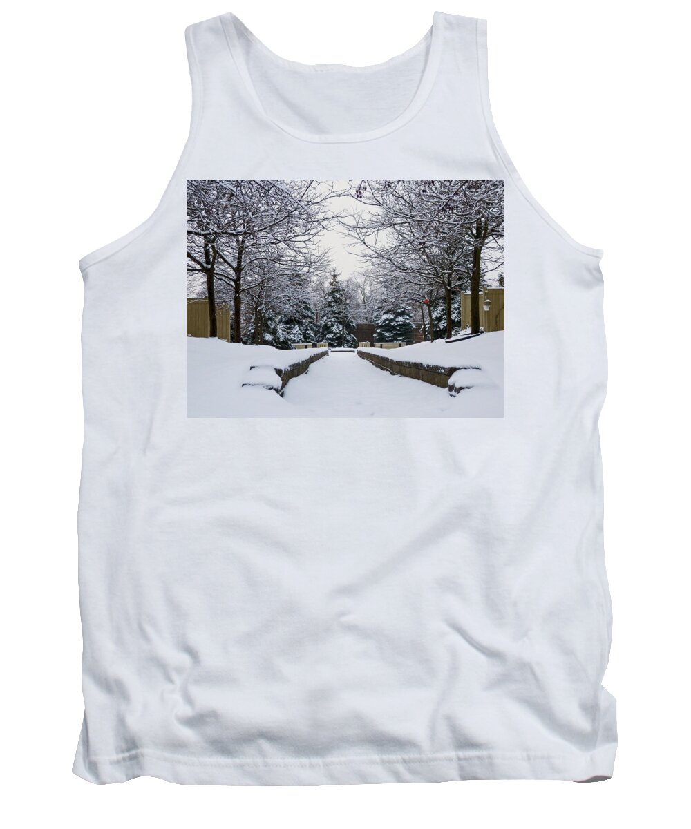 Winter Tank Top featuring the photograph The Stillness of Winter by Pema Hou