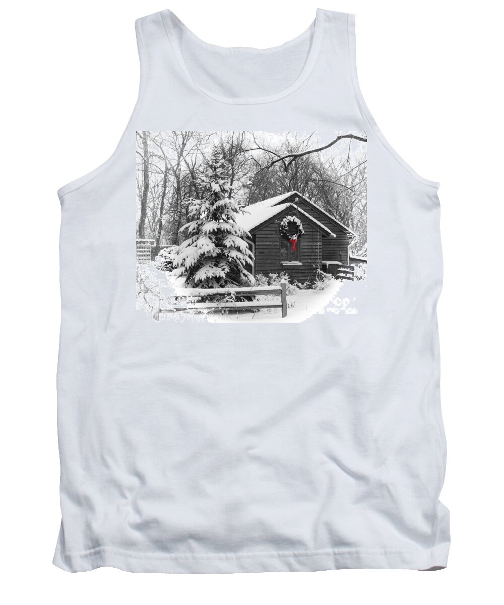 #photogtipsandtricks Tank Top featuring the photograph Twas the Night Before Christmas by Wayne Moran