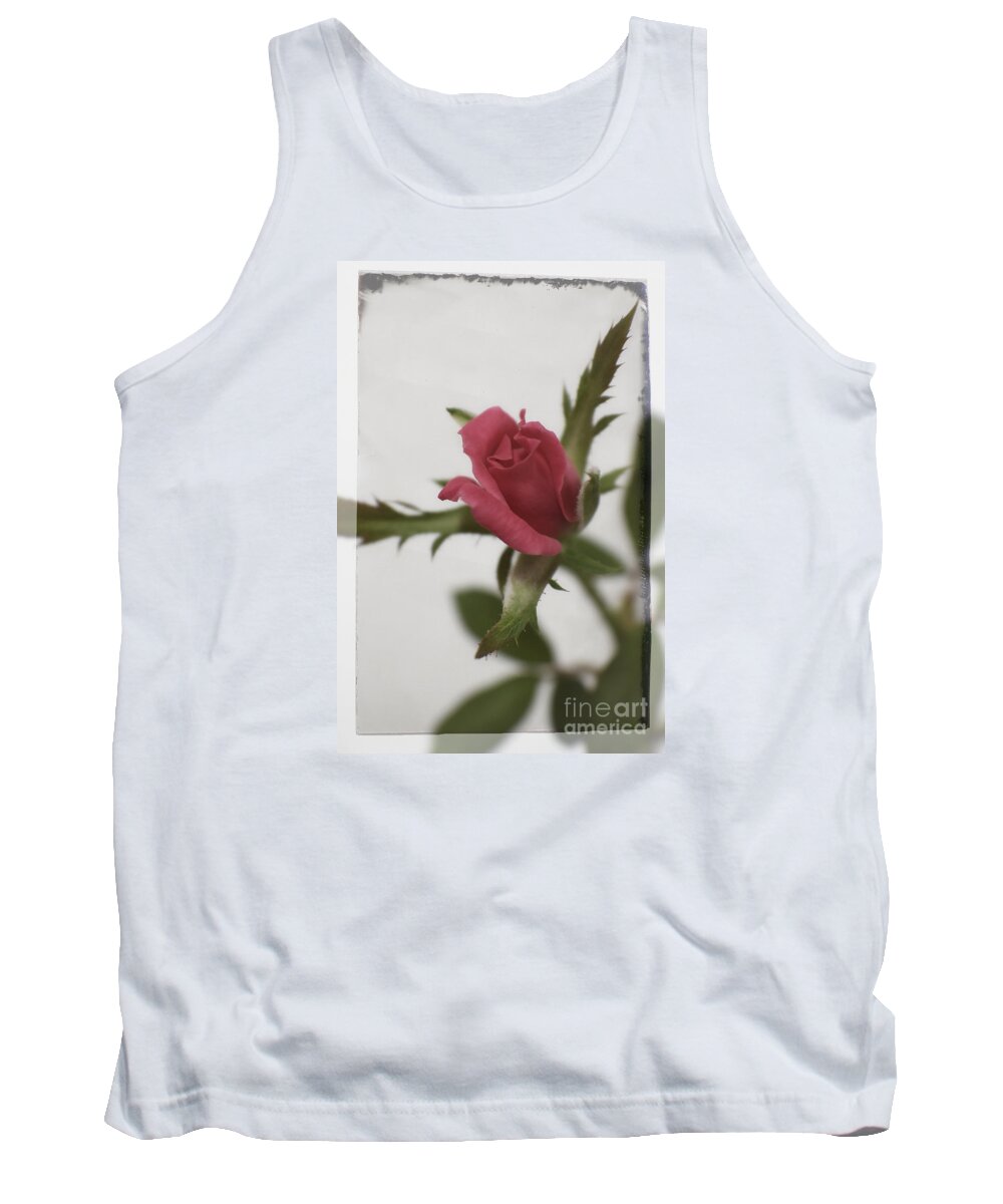 Rose Tank Top featuring the photograph Vintage Antique Rose by Ella Kaye Dickey