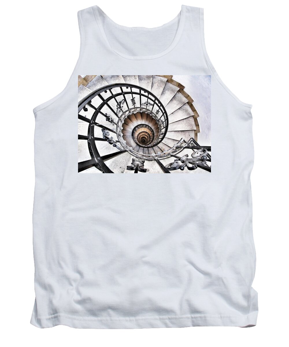 Hell Tank Top featuring the photograph Way to Hell? by Marianna Mills