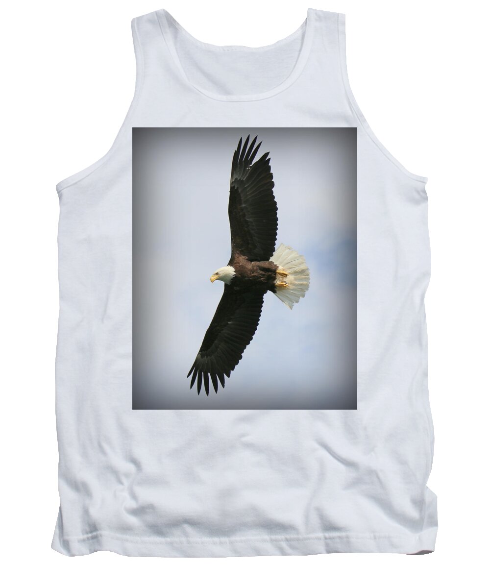 Eagle Tank Top featuring the photograph Wings by Ryan Smith