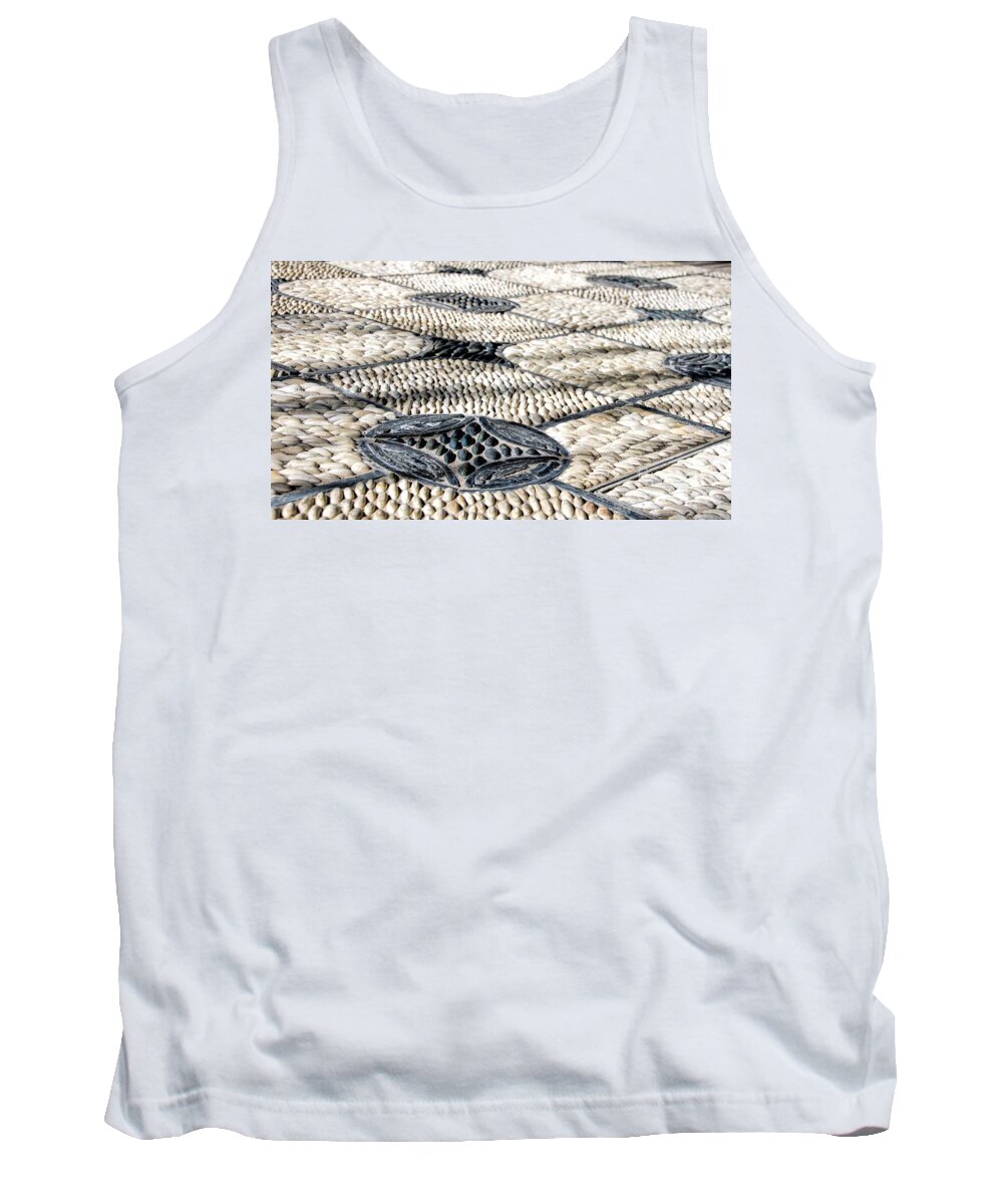 Chinese Tank Top featuring the photograph Zen Pathway by Peggy Hughes