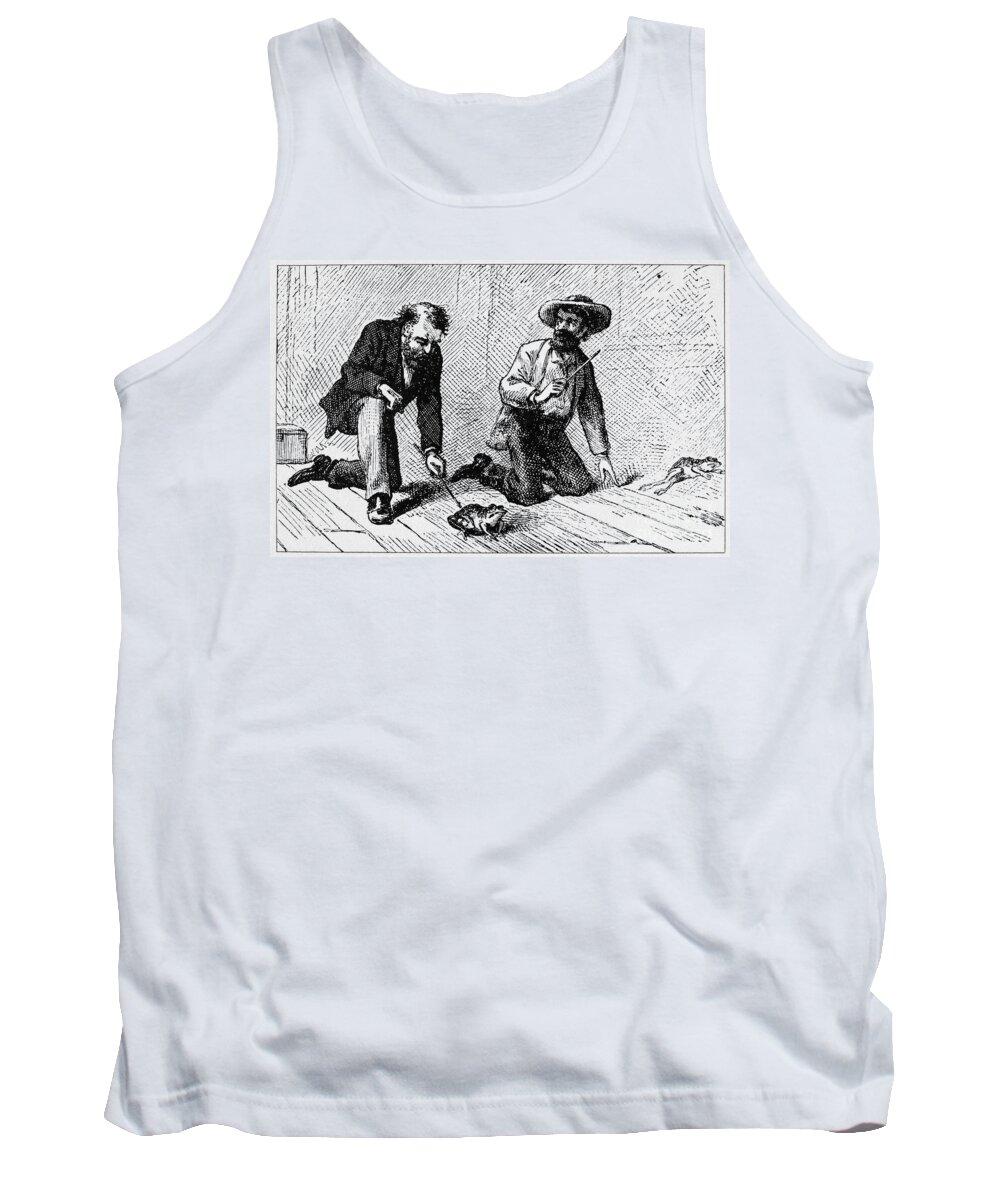 1867 Tank Top featuring the photograph Frog Of Calaveras County #1 by Granger