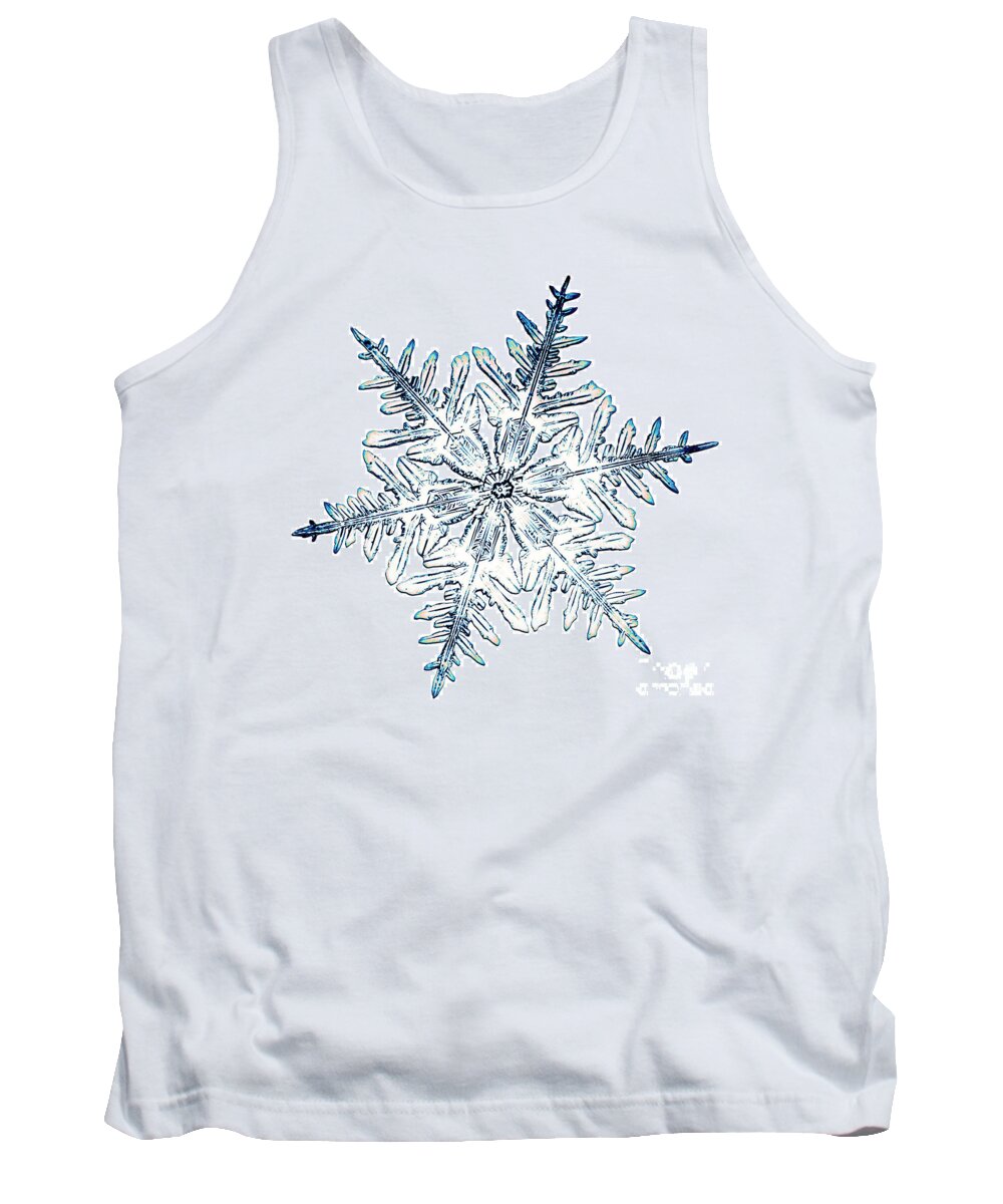Bentley Tank Top featuring the photograph Snowflake #39 by Science Source