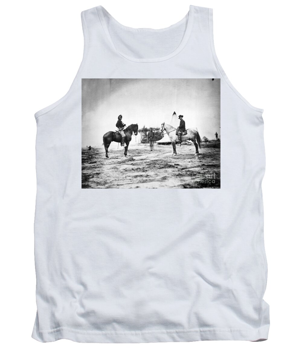 1863 Tank Top featuring the photograph George Custer (1839-1876) #5 by Granger