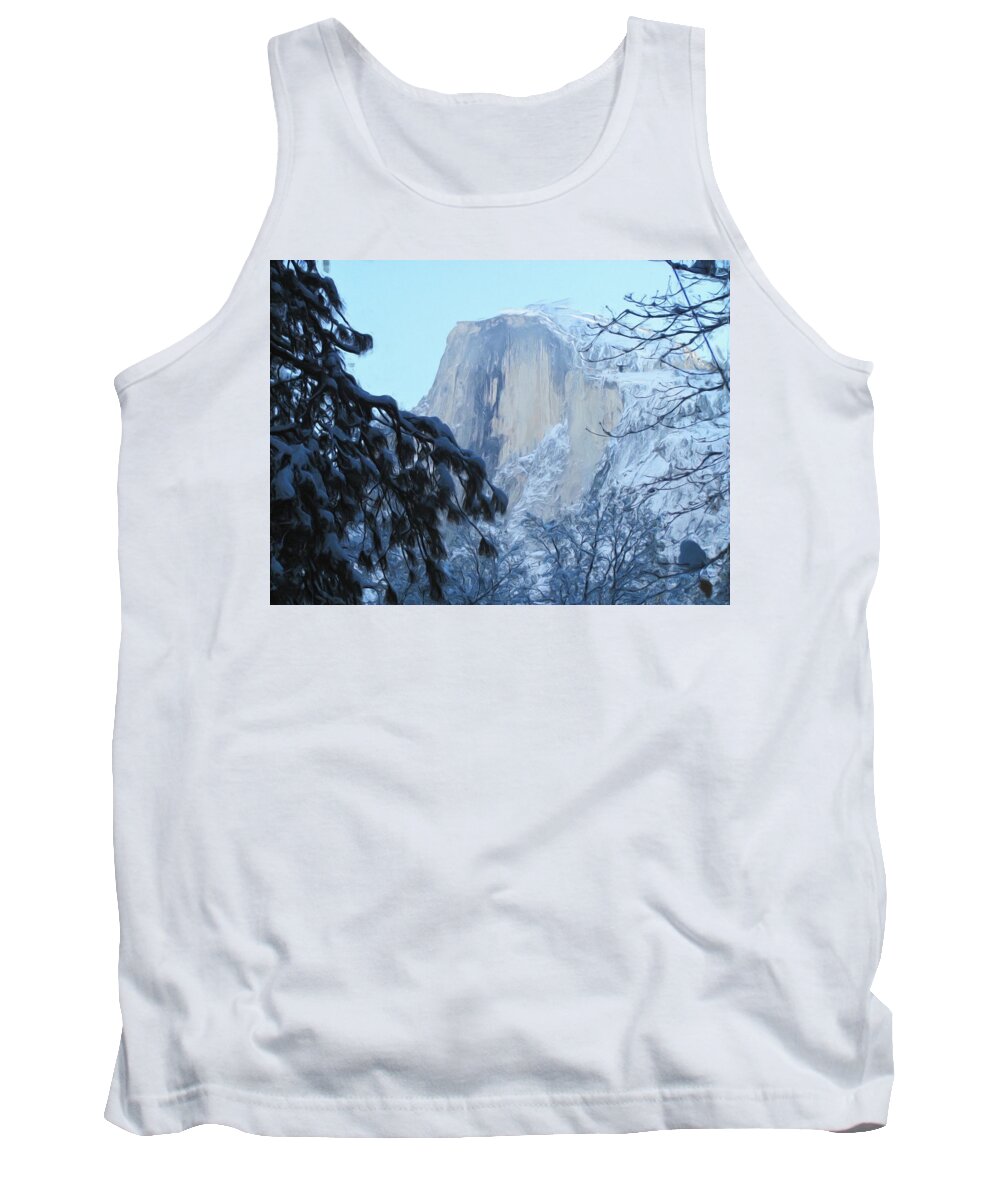 Yosemite Tank Top featuring the photograph A Glimpse Through The Trees by Heidi Smith