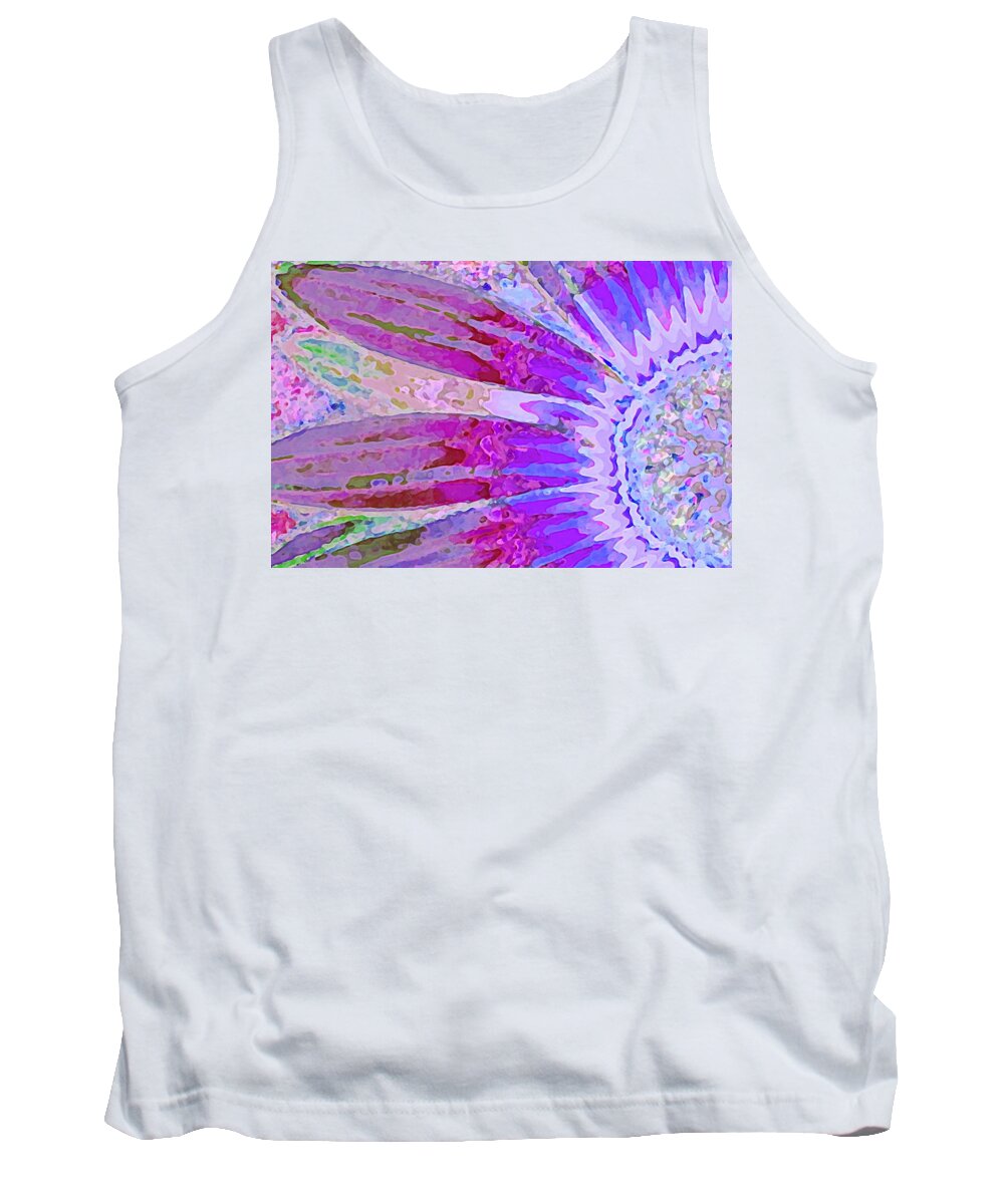 Altered Tank Top featuring the photograph Altered Flower 6 by Andrew Hewett
