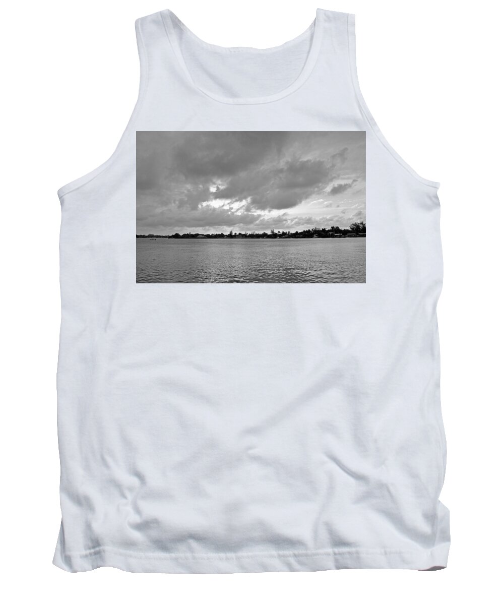 High Quality Tank Top featuring the photograph Channel View by Sarah McKoy