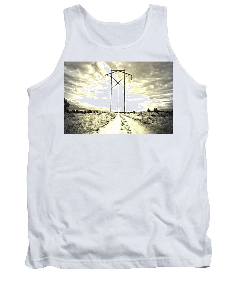 Power Tank Top featuring the photograph Following The Switch by Mark Ross