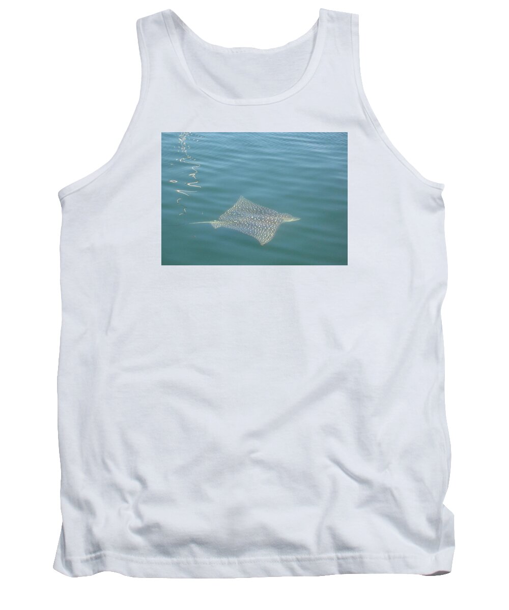 Florida Tank Top featuring the photograph Key Largo Ray by Lin Grosvenor