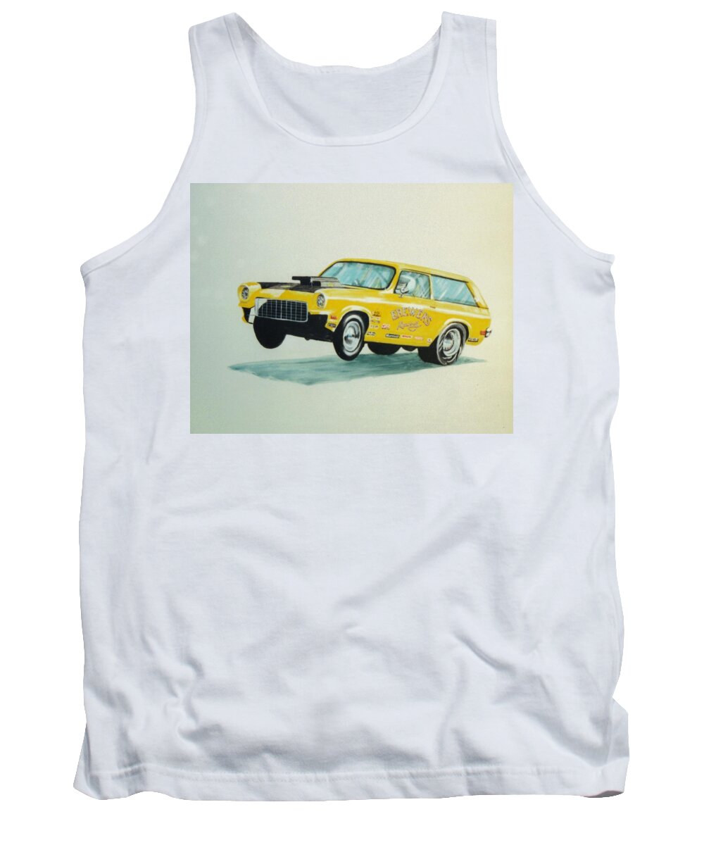 Car Tank Top featuring the painting Lift off by Stacy C Bottoms