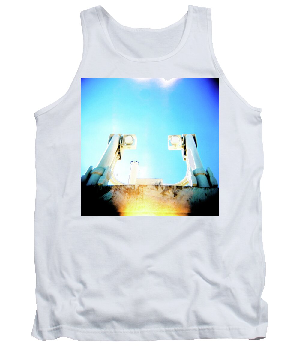 Holga Tank Top featuring the photograph Monster eyes by Olivier De Rycke