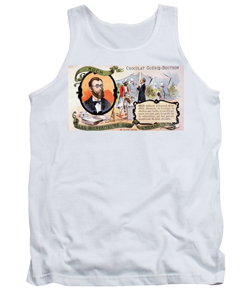 History Tank Top featuring the photograph Robert Koch, German Bacteriologist by Science Source