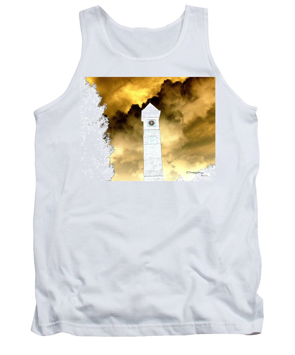 Photography Tank Top featuring the photograph Storm Clouds by Greg Moores